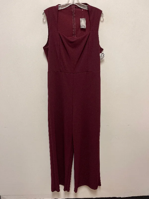 Jumpsuit By Fashion Nova In Red, Size: 3x