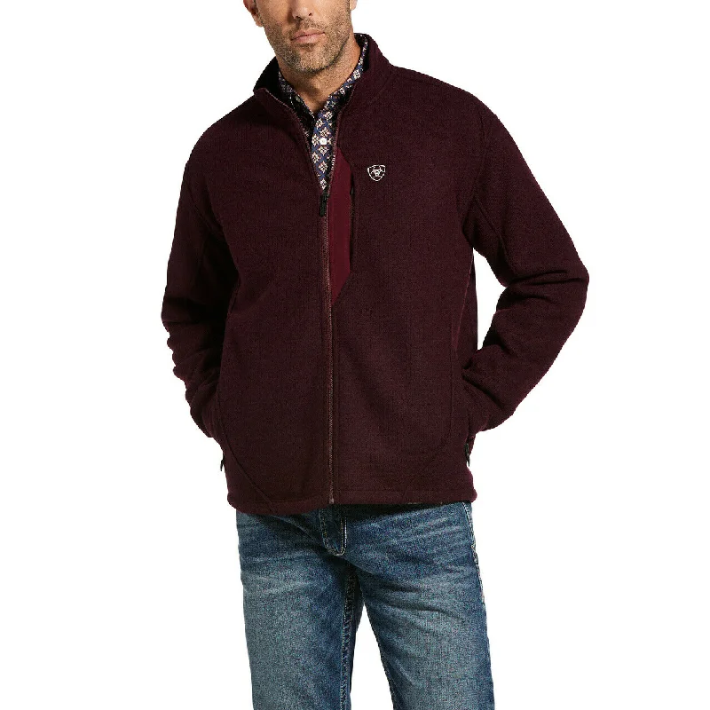 Ariat® Men's Malbec Heather Bowdrie Bonded Full Zip Jacket 10032962