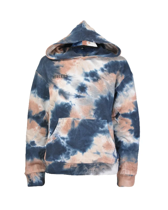 Blue Tie Dye Hoodie