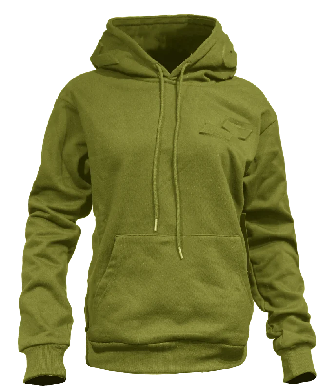 Emboss Hoodies: Olive