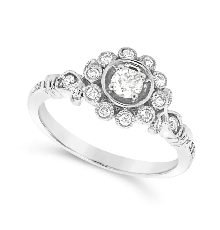 Save On Luxury Jewelry Pieces – Limited-Time Offers Flower Halo Design Diamond Ring