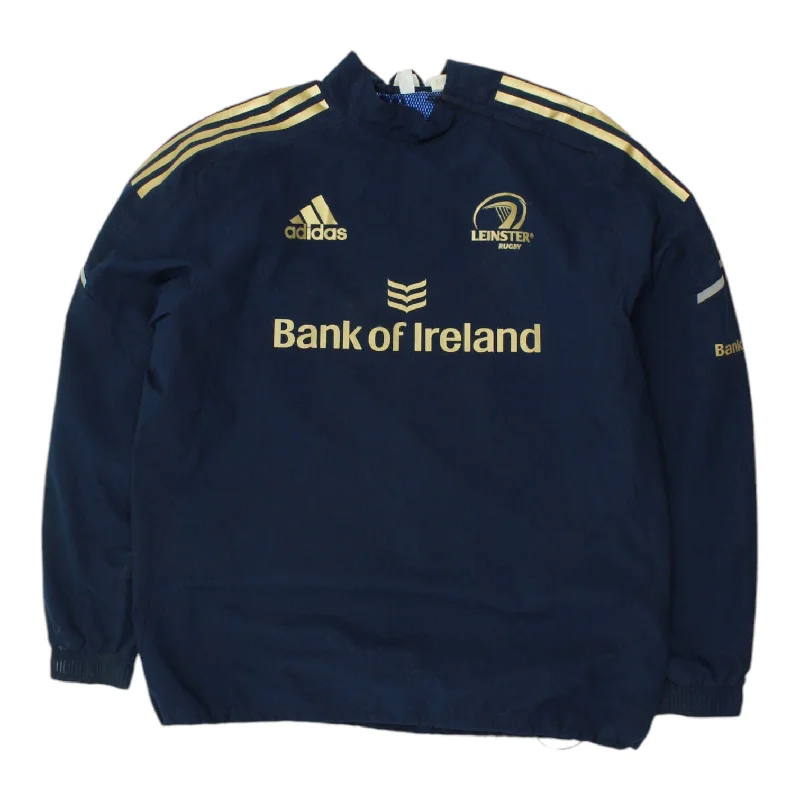 Leinster Rugby Adidas Mens Navy Nylon Training Top | Sportswear Sweatshirt