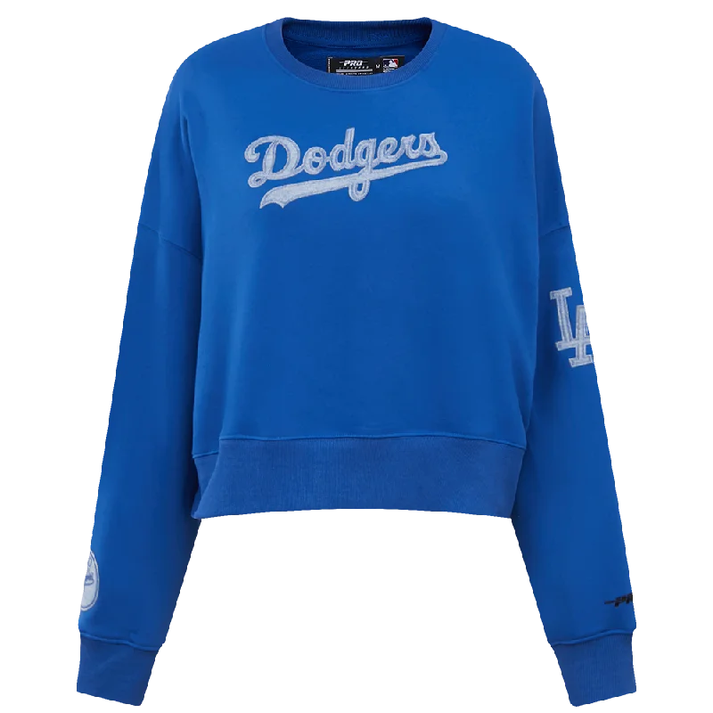 MLB LOS ANGELES DODGERS VARSITY BLUES WOMEN'S CREWNECK (DODGER BLUE)