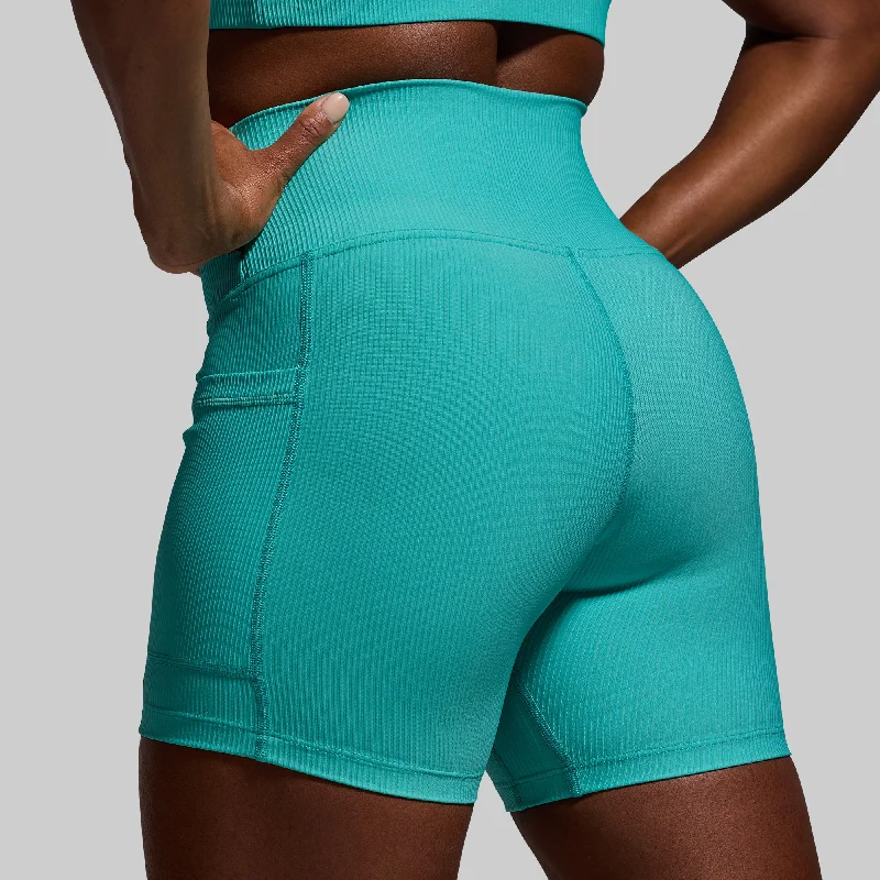 All or Nothing Short (Turquoise)