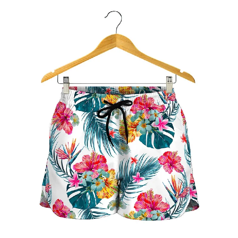 Aloha Hawaii Floral Pattern Print Women's Shorts