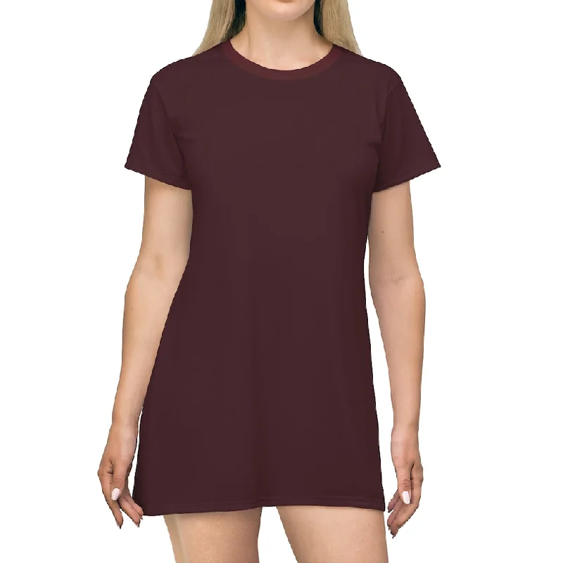 Chocolate Brown T-shirt Dress