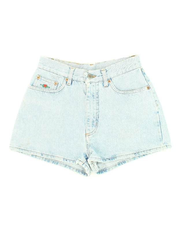 EL CHARRO Womens Vintage Denim Shorts W26 Small Blue Cotton