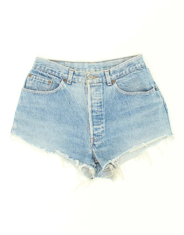 LEVI'S Womens Vintage Denim Shorts W30 Medium Blue Cotton