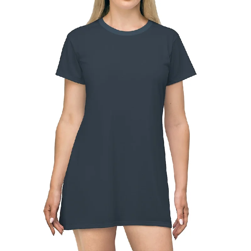 Midnight Navy T-shirt Dress