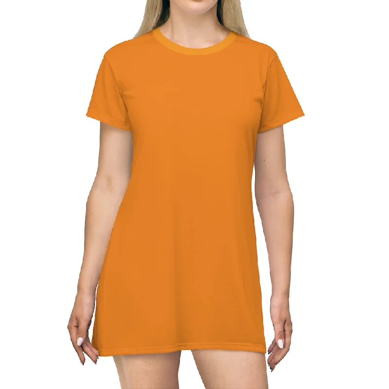 Tangerine T-shirt Dress