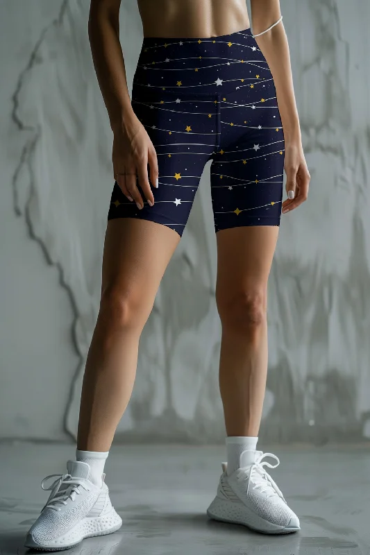 To the Moon & Back Karen Performance Yoga Biker Shorts - Women